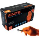 Ignite® Powder-Free Nitrile Gloves, Orange thumbnail-1