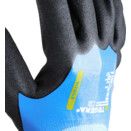 737 Tegera Palm-Side Coated Black/Blue Gloves thumbnail-3