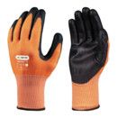 Skytec Cut Resistant Gloves, Orange & Black, X-Small - 2X-Large thumbnail-0