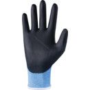 CAT II Trigata™Cut Resistant Gloves, PU Coated, Blue/Black thumbnail-1