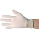 Polycotton Stockinette Gloves, White, Pack of 12 thumbnail-1
