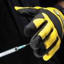 Puncture Resistant Gloves, Black/Yellow thumbnail-2