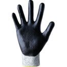 Cut Resistant Gloves, Nitrile Coated, Grey/Black thumbnail-3