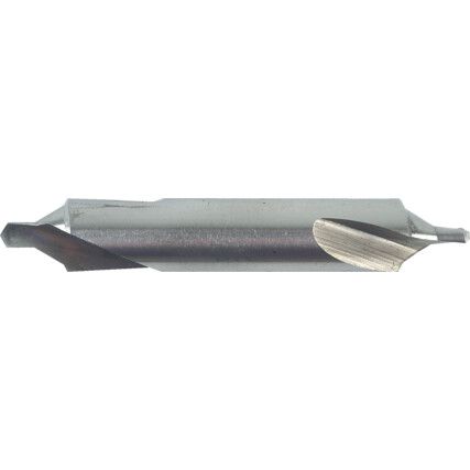 A204, Centre Drill, 2.5mm x 10mm, High Speed Steel, Uncoated
