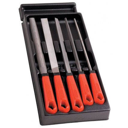 200mm (8'') 5 Piece Assorted Cut File Set With Handles
