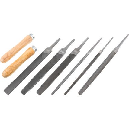 150mm (6") 8 Piece Second Cut Engineers File Set