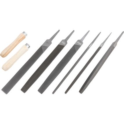 200mm (8") 8 Piece Double Cut Engineers File Set