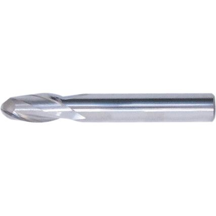 Regular, Slot Drill, 1/4in., 2fl, Plain Round Shank, Carbide, Uncoated