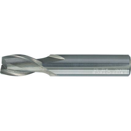 Series 48, Short Slot Drill, 5.5mm, 3fl, Plain Round Shank, Carbide, Uncoated