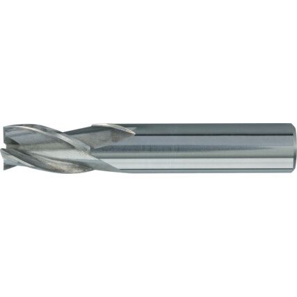 Series 48, Short Series, Slot Drill, 1mm, 3 fl, Plain Round, Carbide, Uncoated