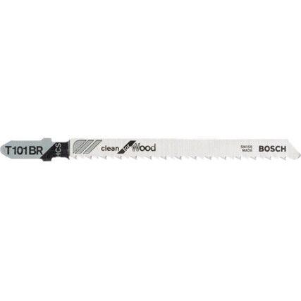 T101 BR Clean for Wood Jigsaw Blades - 2 608 630 014 Pk-5