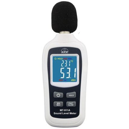 MMT-911A MINI SOUND LEVEL METER WITH TEMPERATURE DISPLAY