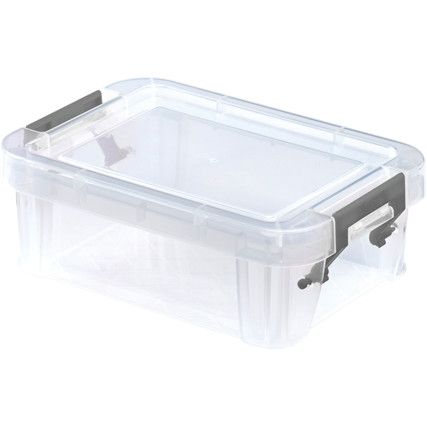 Storage Box with Lid, Clear, 130x90x50mm, 0.3L