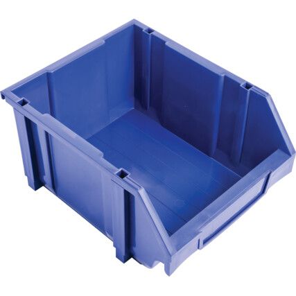 Storage Bins, Plastic, Blue, 280x350x184mm