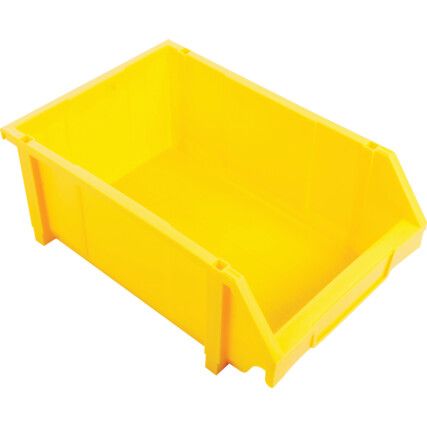 Storage Bins, Plastic, Yellow, 300x450x175mm