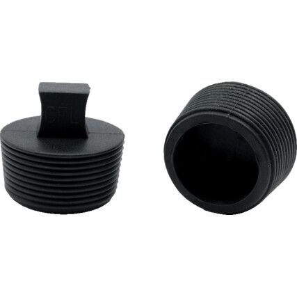 Black Silicone Flangeless Plugs 6-4mm (Pk-50)