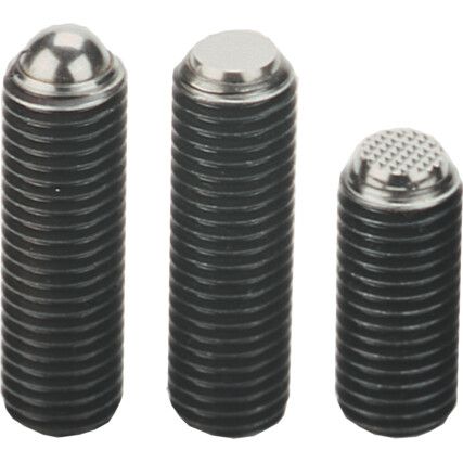 FC16, Ball Point Clamp Set Screw, M10 x 25mm, Carbon Steel