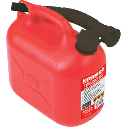 5LTR LEADED FUEL CONTAINER - RED