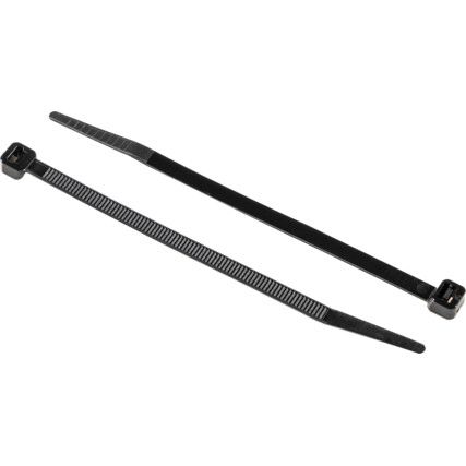 Cable Ties, Black, 4.8x120mm (Pk-100)