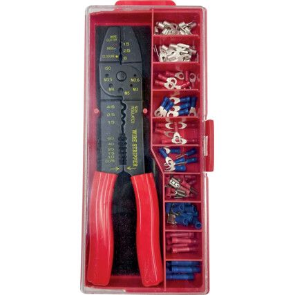 CPK090, Insulated Terminals/Non-Insulated Terminals, Crimping Tool Kit, 1.5mm² - 16mm ²