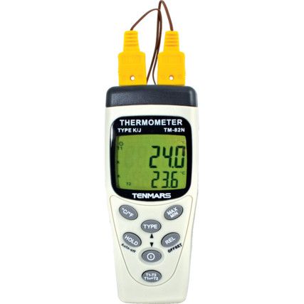 TM-82N DIGITAL THERMOMETER C/W 2 THERMOCOUPLES (DT82)