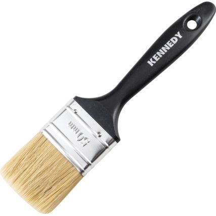 2in., Flat, Natural Bristle, Angle Brush
