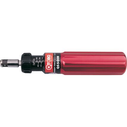 Adjustable Torque Driver 5 to 50 lbf.in 1/4in.