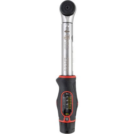 Adjustable, Torque Wrench, 4 to 20Nm, Drive 3/8in.