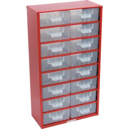 Parts Organiser, 16 Compartments, 306mm (W), 551mm (H)