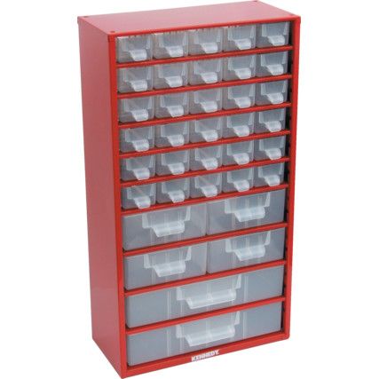 Parts Organiser, 36 Compartments, 306mm (W), 551mm (H)
