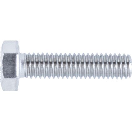 Hex Head Set Screw, M6x25, A2 Stainless, Material Grade 70