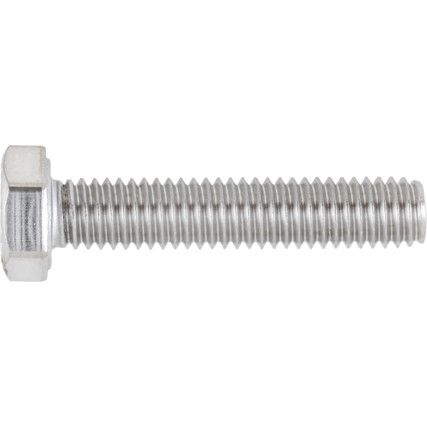 Hex Head Set Screw, M6x30, A2 Stainless, Material Grade 70