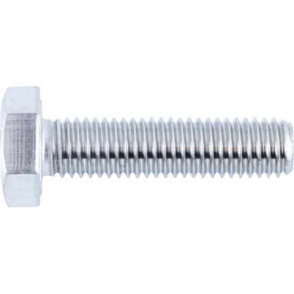Hex Head Set Screw, M10x40, A2 Stainless, Material Grade 70