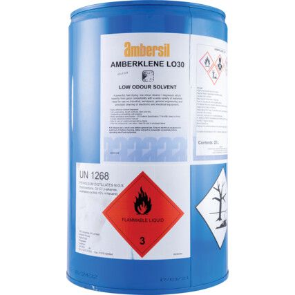 Amberklene L030, Low Odour Degreaser, Solvent Based, Barrel, 25ltr
