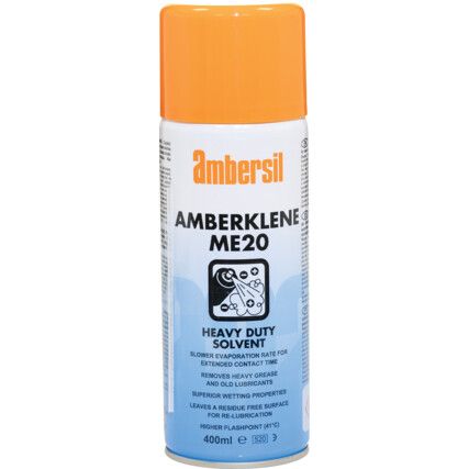 Amberklene ME20, Cleaner, Solvent Based, Aerosol, 400ml