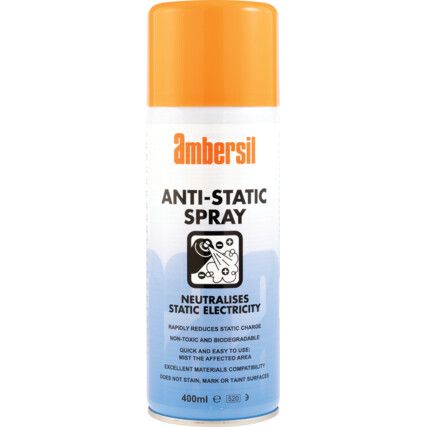 Anti-Static Cleaner, Aerosol, 400ml