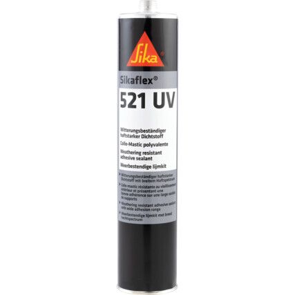Sikaflex® 521 UV Light Grey Sealant, 310ml Cartridge