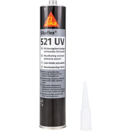 Sikaflex® 521 UV White Sealant, 300ml Cartridge