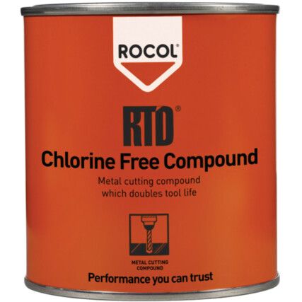 RTD Chlorine Free, Metal Cutting Compound, Tub, 450g