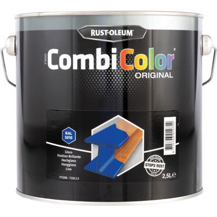 7326 CombiColor® Gentian Blue Metal Paint - 2.5ltr