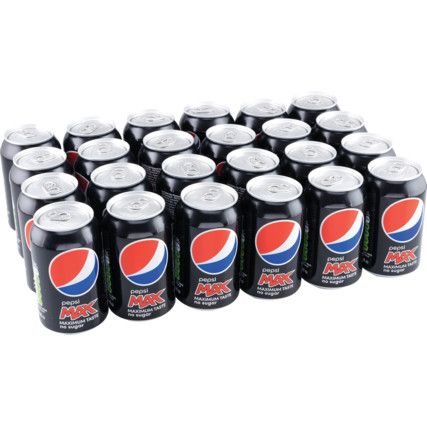 Pepsi Max 330ml Can Pack of 24 3387