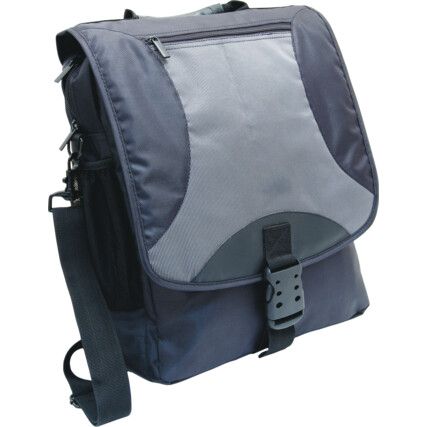Nylon Laptop Backpack Black/Grey