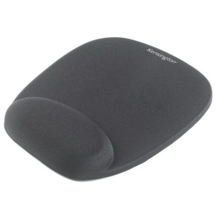 62384 Foam Mousepad with Integral Wrist Rest Black