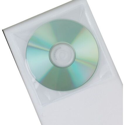 Clear CD Envelopes Polypropylene Pack 50