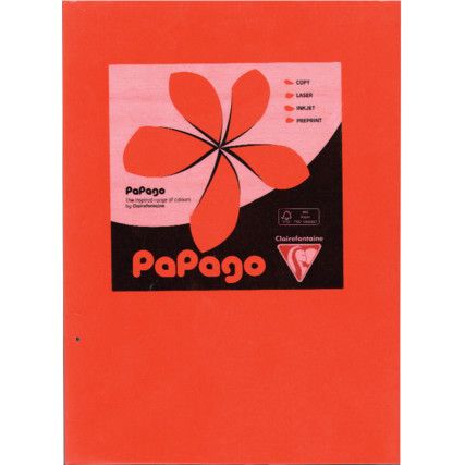 A4 Copier Paper Orange 80gsm 500 Sheets