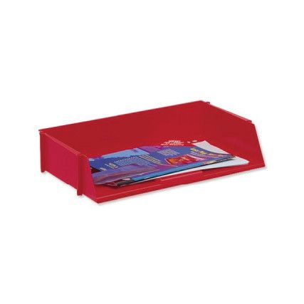 5 STAR WIDE ENTRY LETTER TRAY RED