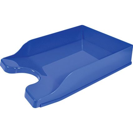 EXECUTIVE STACKING LETTER TRAY BLUE