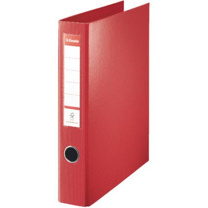 40mm A4 4DR RING BINDER RED 82403