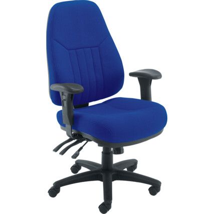 24 HOUR MANAGER FABRIC BLACK CHAIR