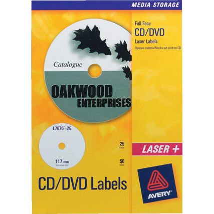 L7676 CD DVD LABEL FACE P K25
